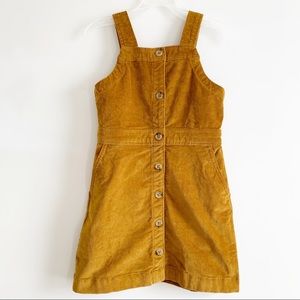 Girls' cord jumper dress / 5 / GOLDEN BRANDY